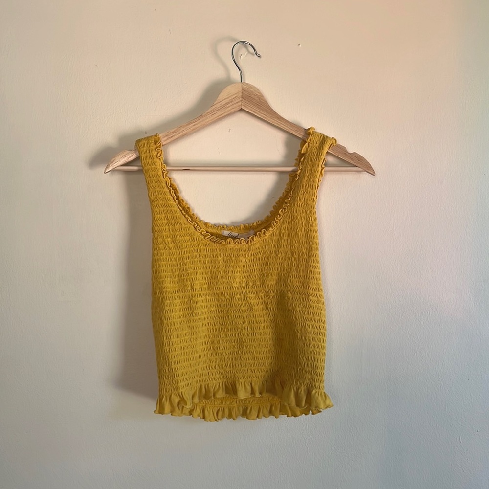 Anthro Runched Tank Size XS